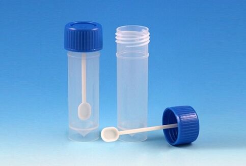 Conteneur pour analyse de selles pour parasites